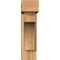 Ekena Millwork Westlake Block Rough Sawn Bracket w/ Offset Brace, Western Red Cedar, 6"W x 18"D x 22"H BKT0604X18X22WTL05RWR - alternate 4